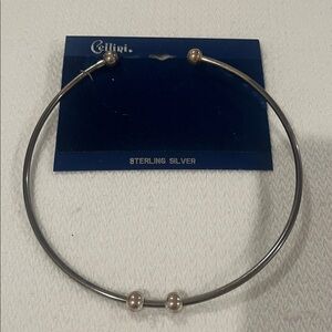 Vintage Cellini Sterling Silver Charm Necklace new on card